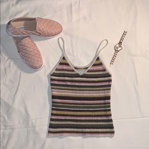 striped tank top
